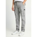 Funky Buddha The Essentials Ανδρικό Παντελόνι Cargo Γκρι