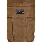 Funky Buddha The Essentials Ανδρικό Παντελόνι Cargo Καφέ