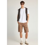 Funky Buddha Ανδρική Βερμούδα Cargo Πουρό