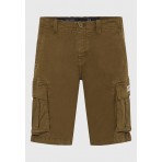 Funky Buddha Ανδρική Βερμούδα Cargo Λαδί