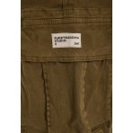 Funky Buddha Ανδρική Βερμούδα Cargo Λαδί