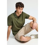 Funky Buddha Ανδρική Βερμούδα Cargo Μπεζ