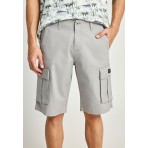 Funky Buddha Ανδρική Βερμούδα Cargo Γκρι