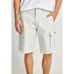 Funky Buddha Ανδρική Βερμούδα Cargo Γκρι