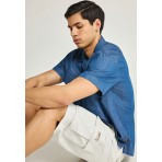 Funky Buddha Ανδρική Βερμούδα Cargo Γκρι