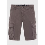 Funky Buddha Ανδρική Βερμούδα Cargo Καφέ
