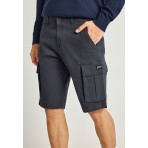 Funky Buddha Ανδρική Βερμούδα Cargo Μπλε Σκούρο