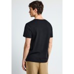 Funky Buddha The Basics Collection Ανδρικό Κοντομάνικο T-Shirt Μαύρο