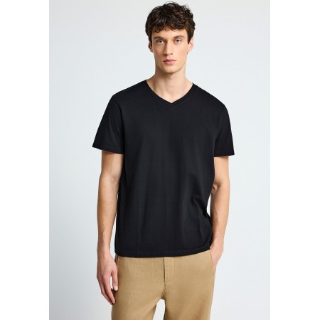 Funky Buddha The Basics Collection Ανδρικό Κοντομάνικο T-Shirt Μαύρο