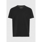 Funky Buddha The Basics Collection Ανδρικό Κοντομάνικο T-Shirt Μαύρο