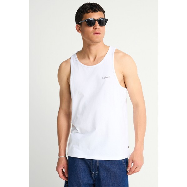 Funky Buddha Cotton Μπλούζα Αμάνικη Ανδρική (FBM013-003-04-WHITE)