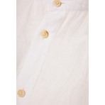 Funky Buddha The Essentials Ανδρικό Μακρυμάνικο Λινό Πουκάμισο Λευκό