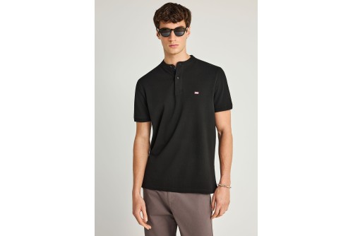 Funky Buddha Essential Polo Ανδρικό (FBM013-003-11-BLACK)