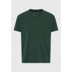 Funky Buddha The Essentials Ανδρικό Κοντομάνικο T-Shirt Πράσινο