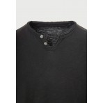 Funky Buddha The Essentials Ανδρικό Κοντομάνικο T-Shirt Μαύρο