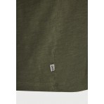 Funky Buddha The Essentials Ανδρικό Κοντομάνικο T-Shirt Χακί