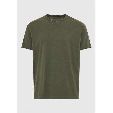 Funky Buddha The Essentials Ανδρικό Κοντομάνικο T-Shirt Χακί