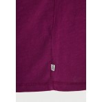 Funky Buddha The Essentials Ανδρικό Κοντομάνικο T-Shirt Ματζέντα