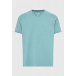 Funky Buddha The Essentials Ανδρικό Κοντομάνικο T-Shirt Άκουα