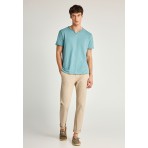 Funky Buddha The Essentials Ανδρικό Κοντομάνικο T-Shirt Άκουα