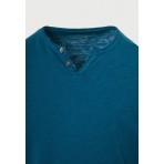 Funky Buddha The Essentials Ανδρικό Κοντομάνικο T-Shirt Τυρκουάζ