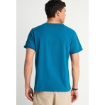 Funky Buddha The Essentials Ανδρικό Κοντομάνικο T-Shirt Τυρκουάζ