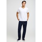 Funky Buddha The Essentials Ανδρικό Κοντομάνικο T-Shirt Λευκό