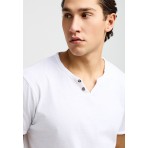 Funky Buddha The Essentials Ανδρικό Κοντομάνικο T-Shirt Λευκό