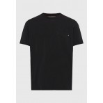 Funky Buddha Ανδρικό Κοντομάνικο T-Shirt Μαύρο