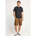 Funky Buddha Ανδρικό Κοντομάνικο T-Shirt Μαύρο