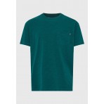 Funky Buddha Ανδρικό Κοντομάνικο T-Shirt Πράσινο