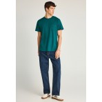 Funky Buddha Ανδρικό Κοντομάνικο T-Shirt Πράσινο