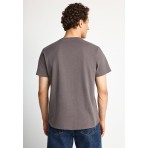 Funky Buddha Ανδρικό Κοντομάνικο T-Shirt Καφέ