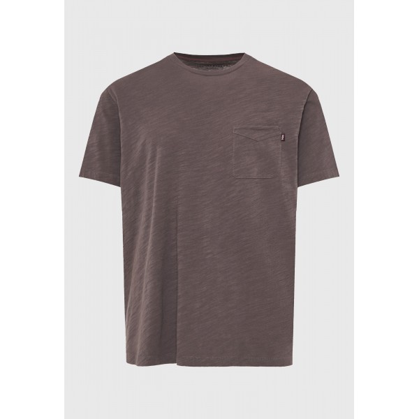 Funky Buddha T-Shirt Με Τσέπη Στο Στήθος (FBM013-005-04-MOON-MIST)