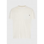 Funky Buddha Ανδρικό Κοντομάνικο T-Shirt Εκρού