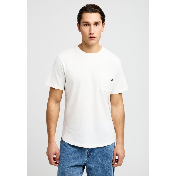 Funky Buddha T-Shirt Με Τσέπη Στο Στήθος (FBM013-005-04-OFF-WHITE)