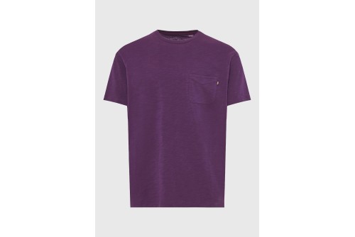 Funky Buddha Chest Pocket T-Shirt Ανδρικό (FBM013-005-04-WINE-BERRY)