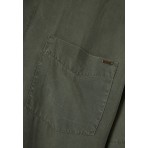 Funky Buddha Ανδρικό Κοντομάνικο Πουκάμισο Χακί