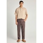 Funky Buddha Ανδρικό Κοντομάνικο Polo T-Shirt Μπεζ