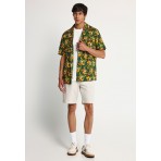 Funky Buddha Ανδρική Βερμούδα Chino Μπεζ