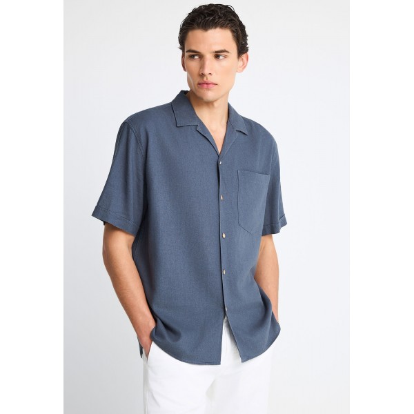 Funky Buddha Ανδρικό Πουκάμισο Basic (FBM013-006-05-DK-GREY)