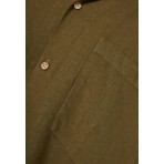 Funky Buddha The Essentials Ανδρικό Κοντομάνικο Πουκάμισο Λαδί