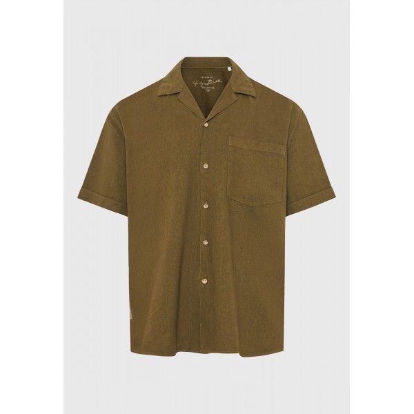 Funky Buddha Ανδρικό Πουκάμισο Basic (FBM013-006-05-DUSTY-OLIVE)