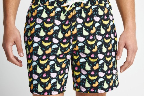 Funky Buddha Μαγιό Σορτς Ανδρικό (FBM013-006-16-BLACK)
