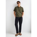 Funky Buddha Ανδρικό Παντελόνι Chino Μαύρο