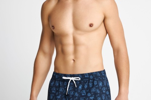Funky Buddha Μαγιό Σορτς Ανδρικό (FBM013-007-16-NAVY)