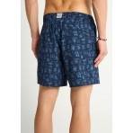 Funky Buddha Ανδρικό Μαγιό Σορτς Μπλε Σκούρο, Γαλάζιο
