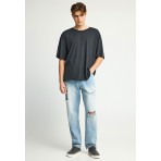 Funky Buddha The Essentials Ανδρικό Κοντομάνικο T-Shirt Μαύρο