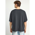 Funky Buddha The Essentials Ανδρικό Κοντομάνικο T-Shirt Μαύρο