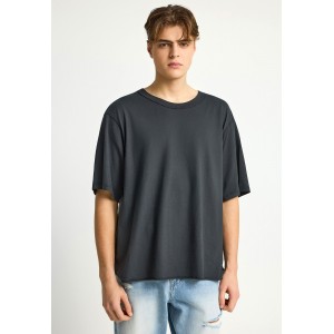 Funky Buddha The Essentials Oversized Cotton T-Shirt Ανδρικό (FBM013-008-04-BLACK)